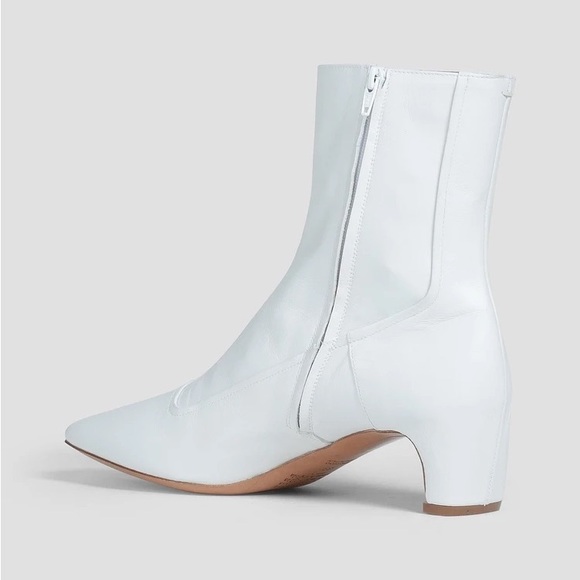 New Maison Margiela white square toe ankle boots - Picture 14 of 15